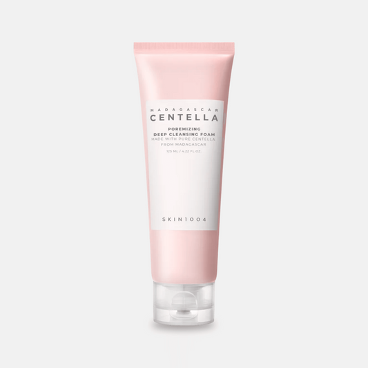 SKIN1004 Centella Cleansing Foam - Schiuma detergente viso da 125ml con Centella asiatica, ideale per pori dilatati e pelle grassa o mista.