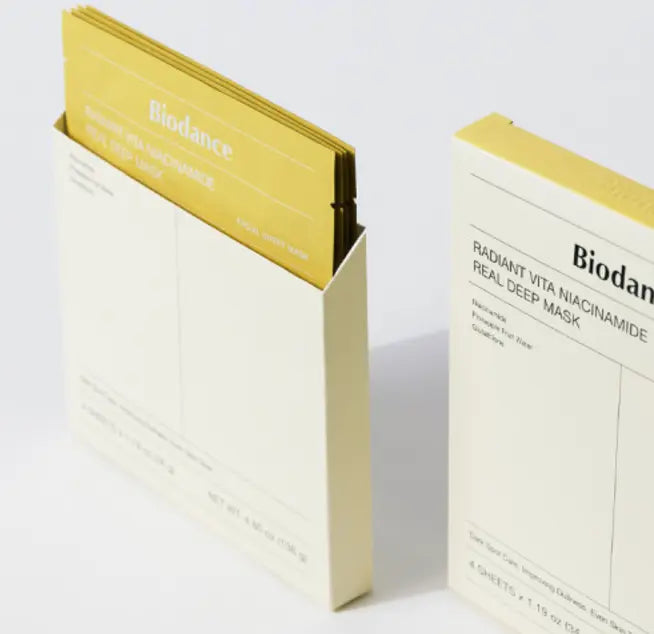 Biodance Radiant Vita Niacinamide Real Deep Mask Bundle Biodance