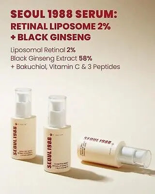 SEOUL 1988 Serum : Retinal Liposome 2% + Black Ginseng k-Secret Seoul 1988